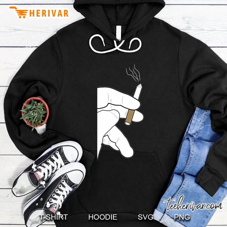 hands holding cigarettes Hoodie