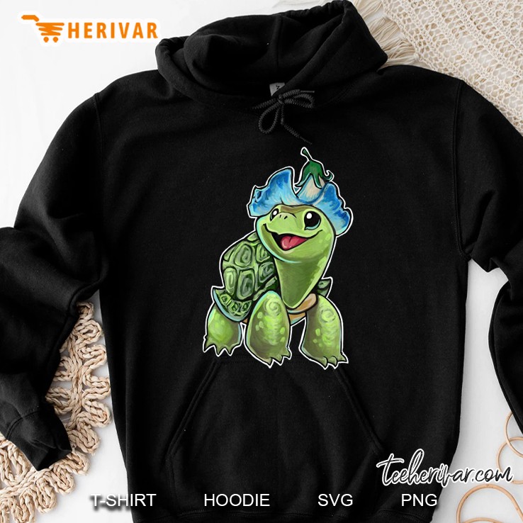 Turtle Flower Hat Hoodie