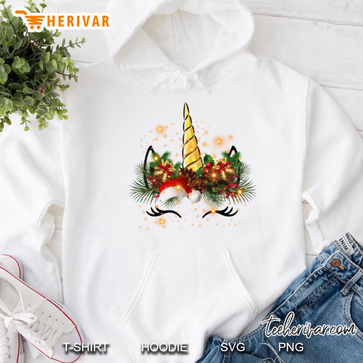 christmas unicorn Hoodie