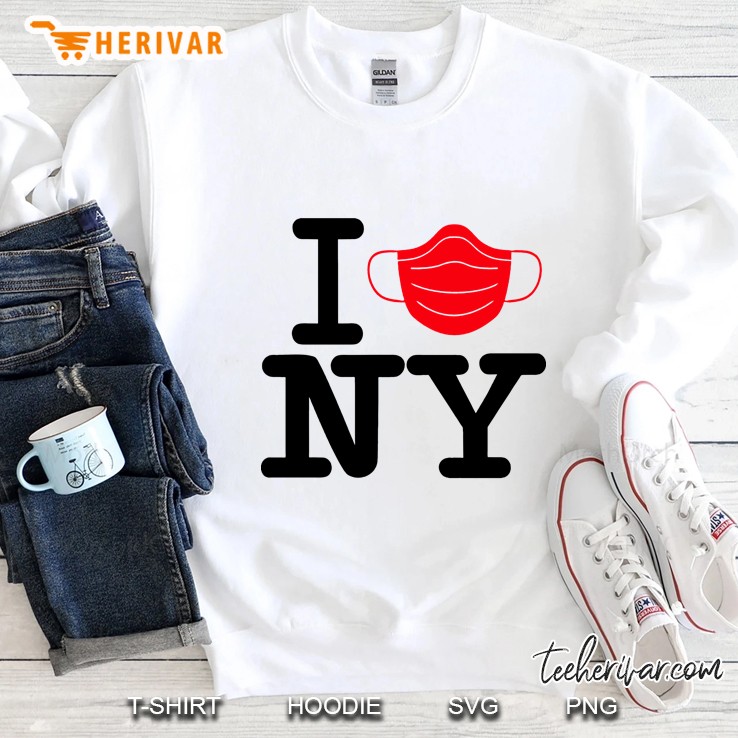 i mask (love) ny - rock some swag, support frontline workers. Sweatshirt