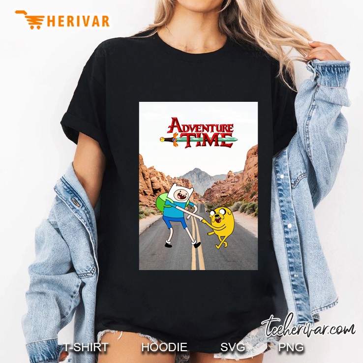 Adventure Time Finn And Jake Ladies Tee