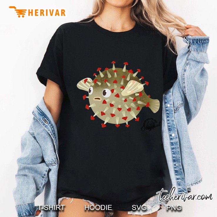 Coronavirus Pufferfish Hoodie