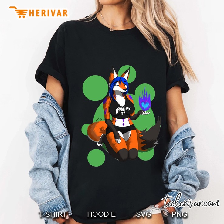 Furry Girl Love Artwork Ladies Tee