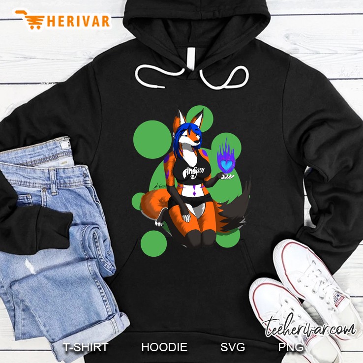 Furry Girl Love Artwork Hoodie