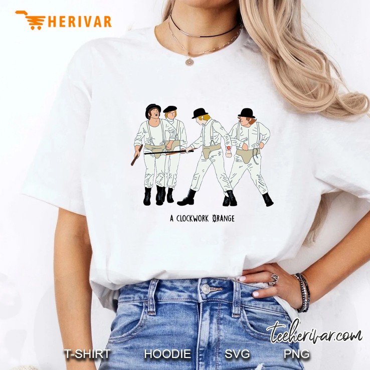 a clockwork orange - line art Ladies Tee
