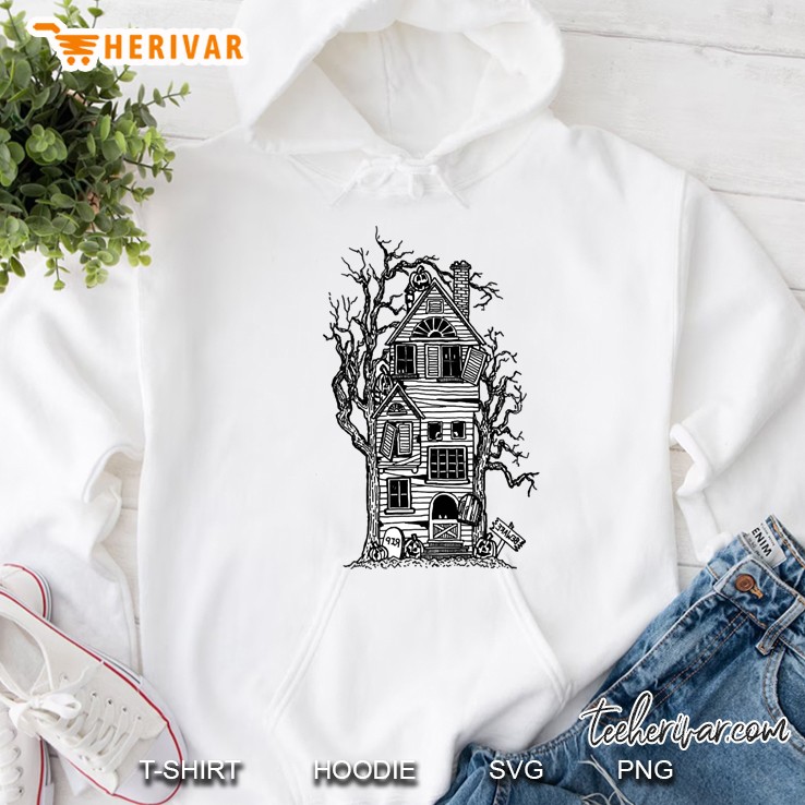 creepy house Hoodie