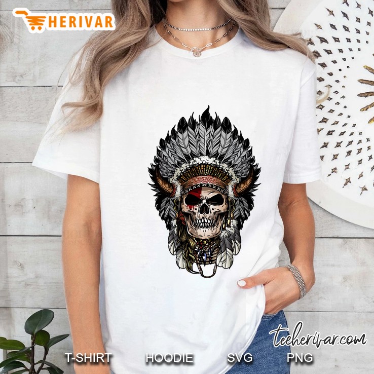 indian skull Ladies Tee