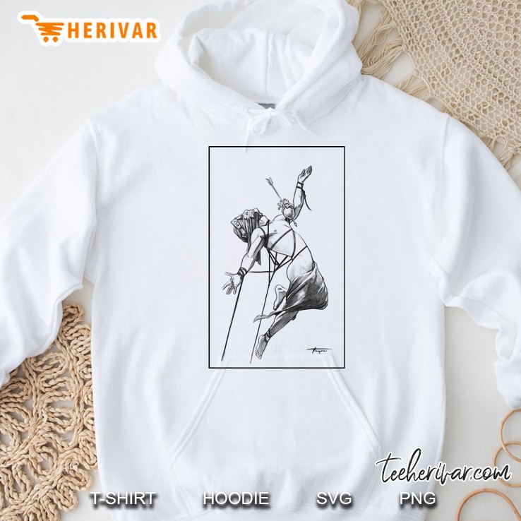 mercy on a chest with a pierced heart Hoodie
