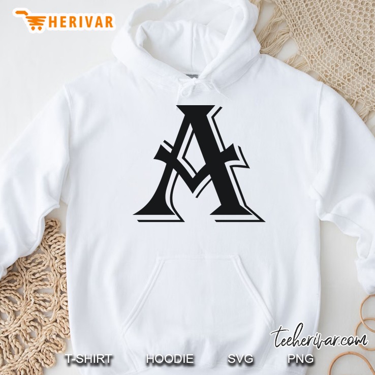 rose gold monogram letter a Hoodie