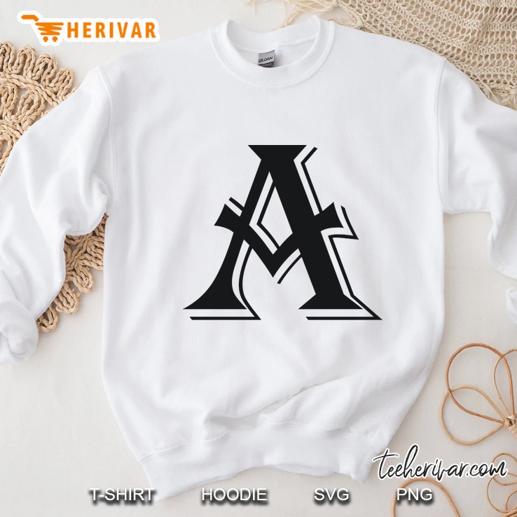 rose gold monogram letter a Sweatshirt