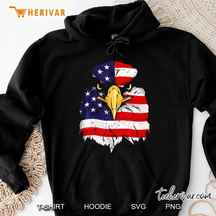 bald eagle american flag 4th of july patriotic freedom usa Hoodie