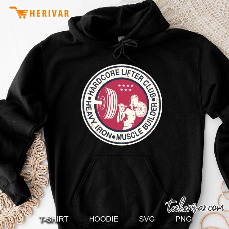 fitness hardcore lifter club gym workout Hoodie