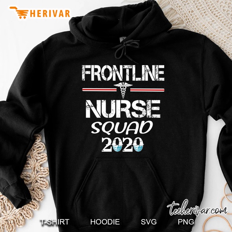 frontline nurse squad 2020 mask Hoodie