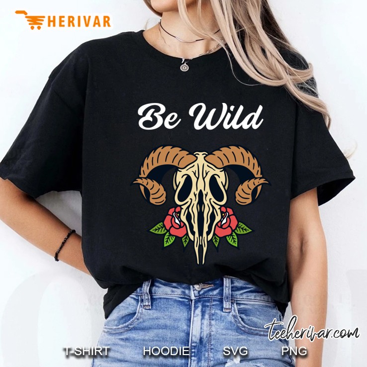 goat skull Ladies Tee