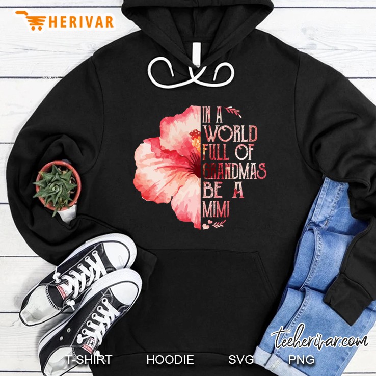 hibiscus flower mimi happy mother&39;s day mug Hoodie