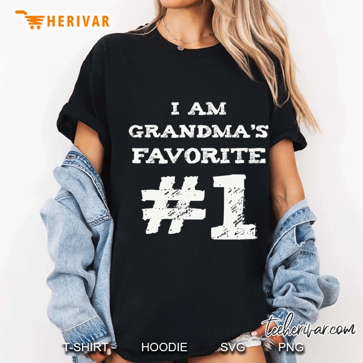 i am grandma&39;s favorite 1 in all sizes Ladies Tee
