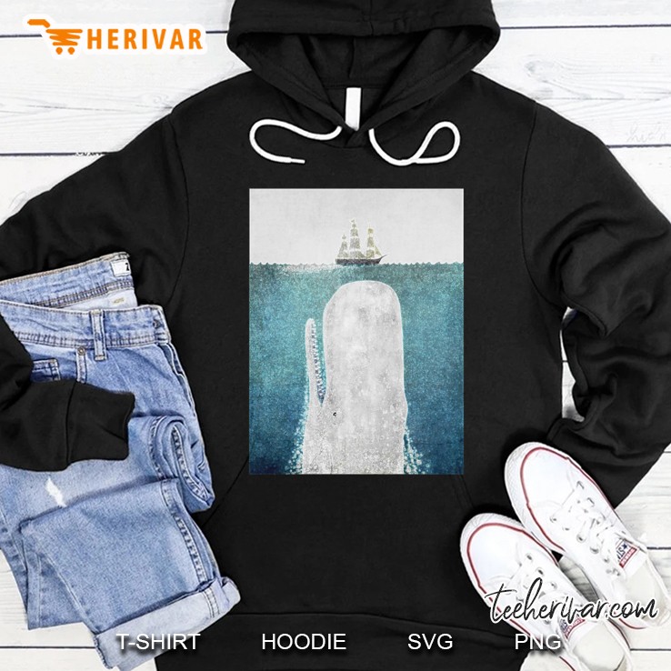 the whale vintage classic Hoodie