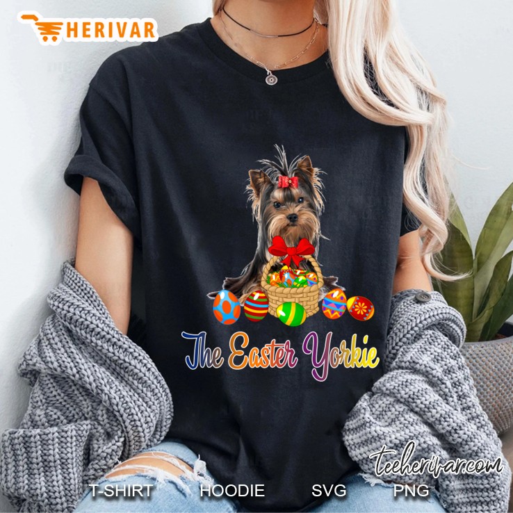 The Easter Yorkie Version2 Ladies Tee