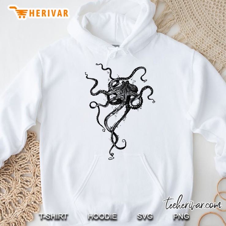 octopus tee fun gift idea Hoodie