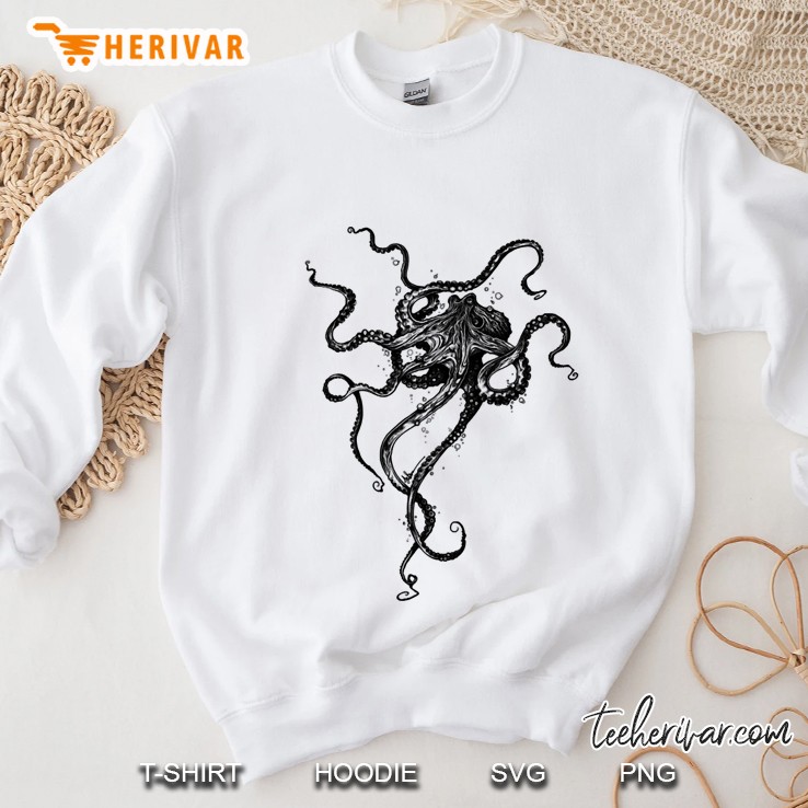 octopus tee fun gift idea Sweatshirt