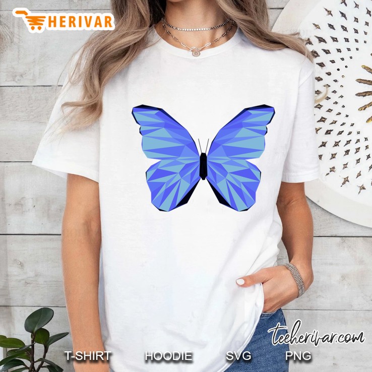 polygon butterfly Ladies Tee