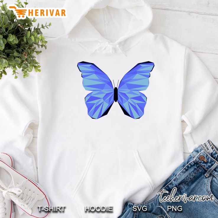 polygon butterfly Hoodie