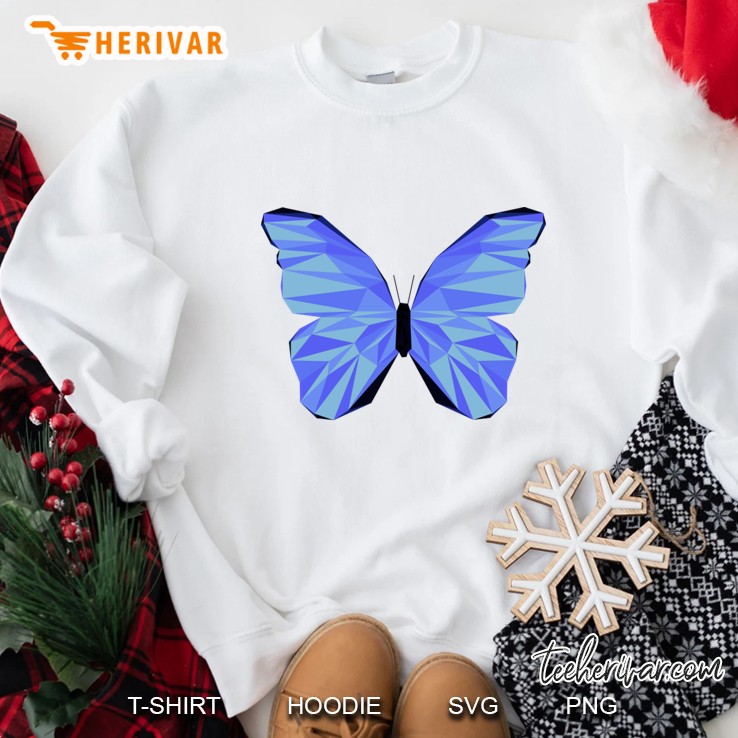 polygon butterfly Sweatshirt