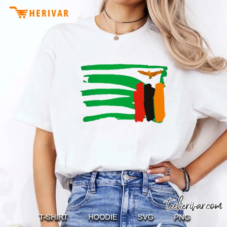 ravaged zambian flag Ladies Tee