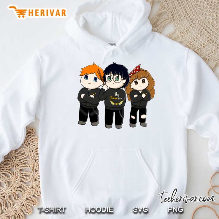 the golden trio biker gang Hoodie