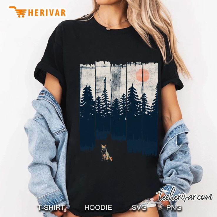 a fox in the wild... classic Ladies Tee