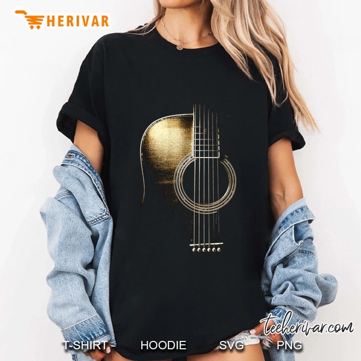 acoustic guitar lite (please see description) slim fit Hoodie