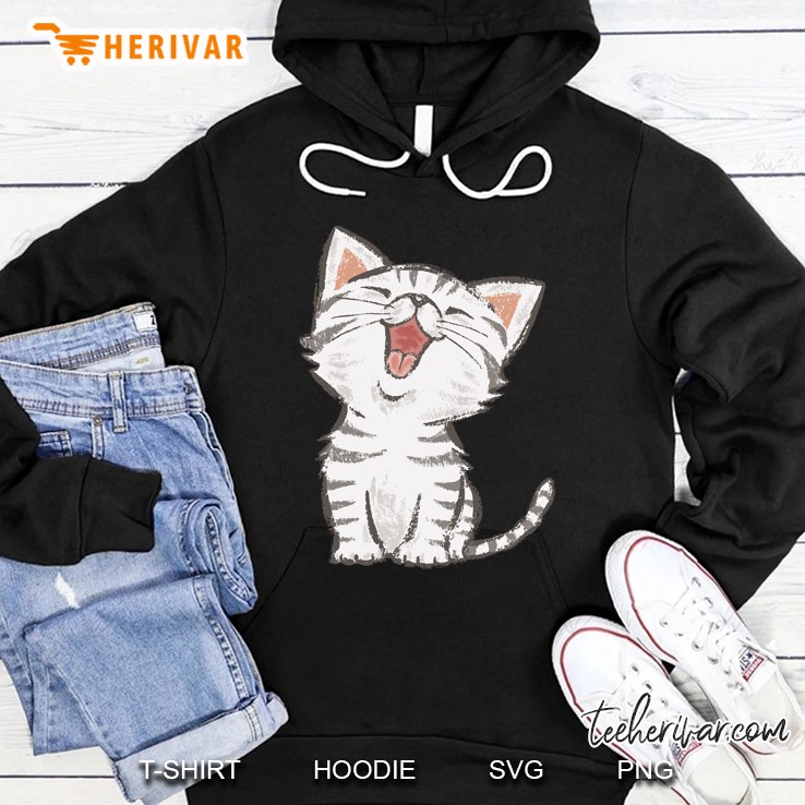 american shorthair happy slim fit Hoodie