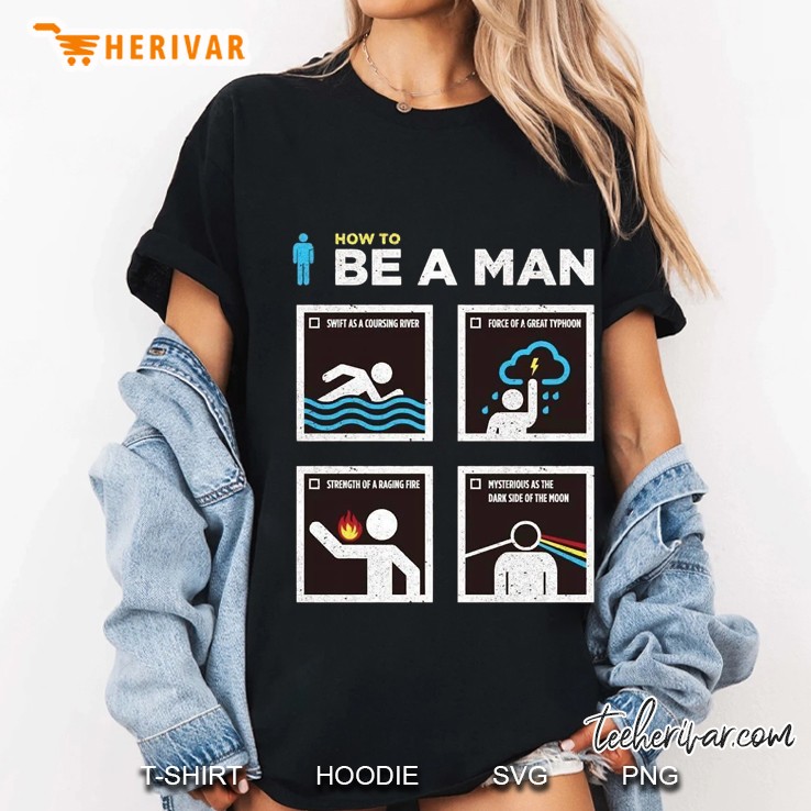 how to be a man Hoodie