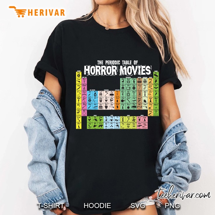 periodic table of horror movies Hoodie