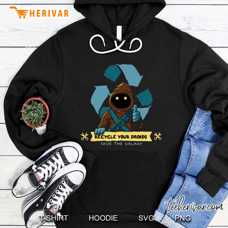 recycle your droids - jawa Hoodie