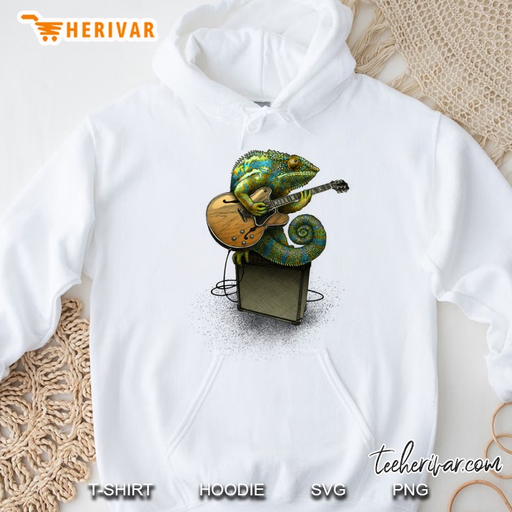 chameleon plays the blues... plus a few other colors slim fit Hoodie