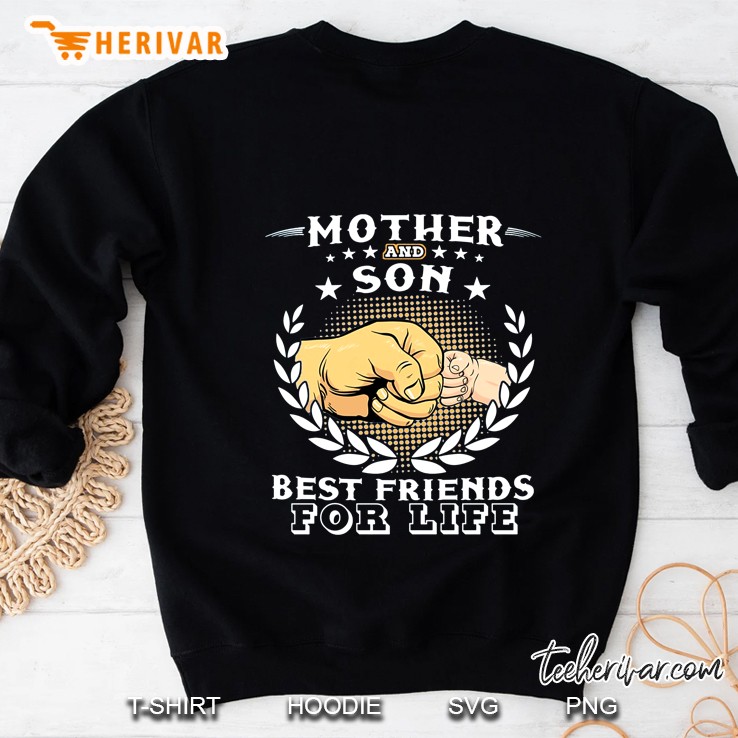 Mother And Son Best Friends For Life Fist Bump Version Sweatshirt