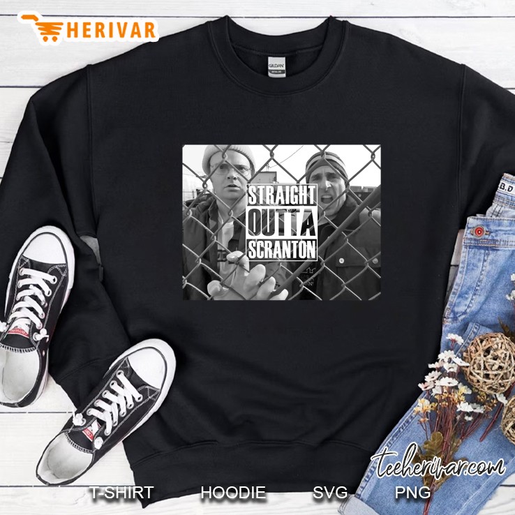 straight outta scranton premium Sweatshirt