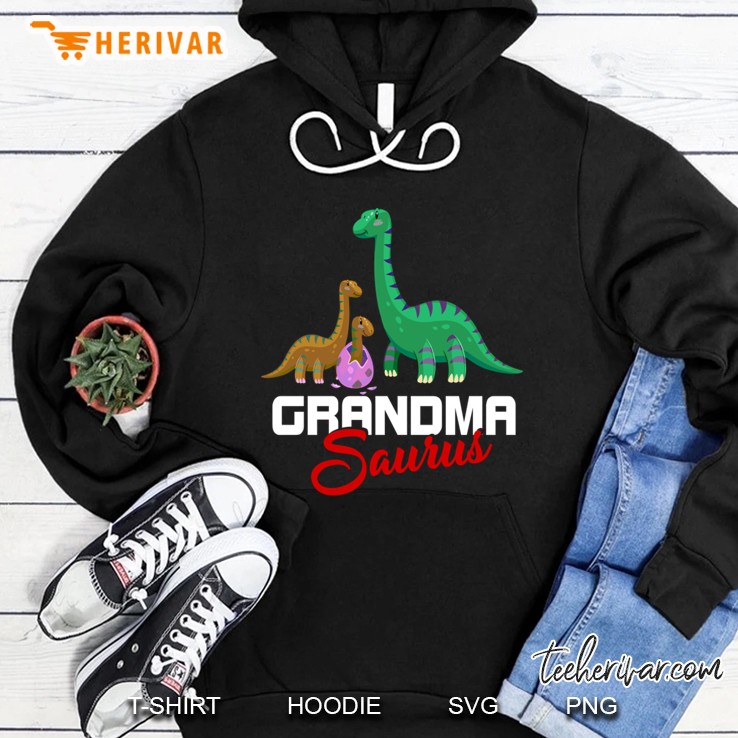 grandmasaurus t-rex dinosaur proud grandma of funny grandkid Hoodie