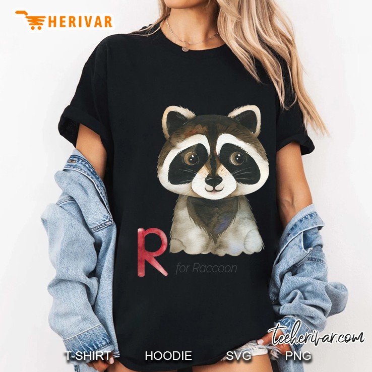 R For Raccoon Ladies Tee