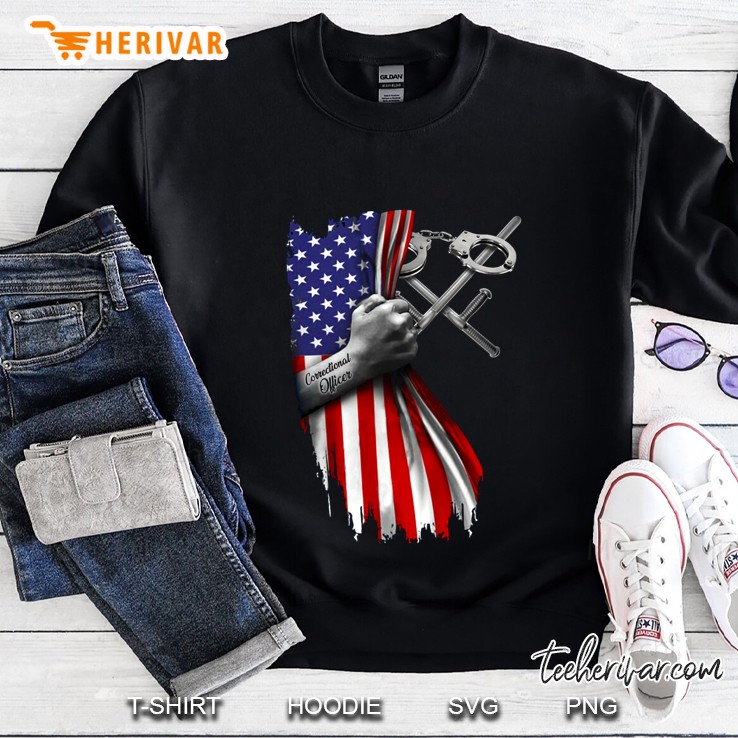 Correctional Officer American Flag Version Sweatshirt