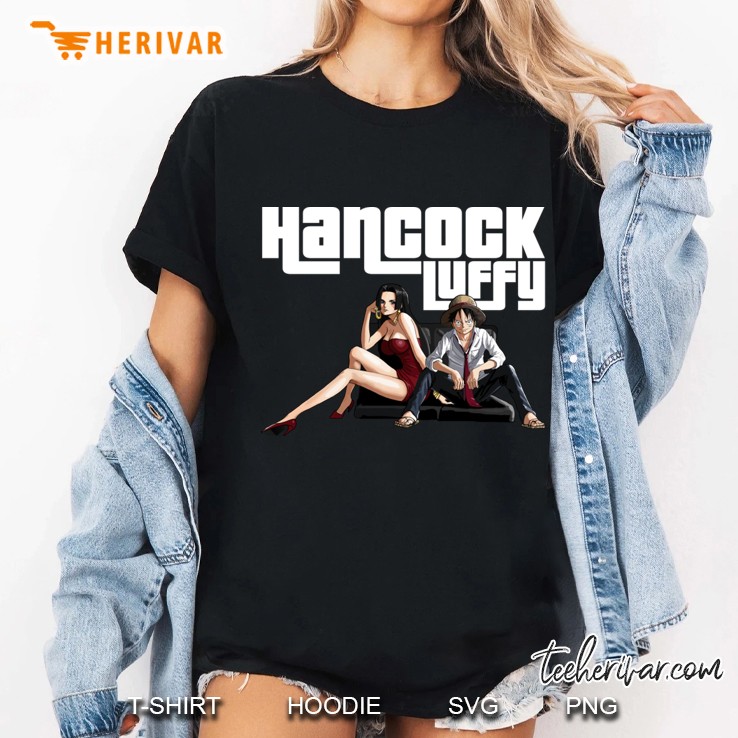 luffy x boa hancock one piece Ladies Tee