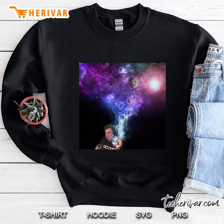 elon musk smoking the universe classic Sweatshirt