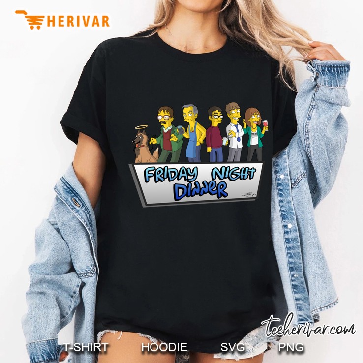 friday night dinner caricatures! classic Ladies Tee
