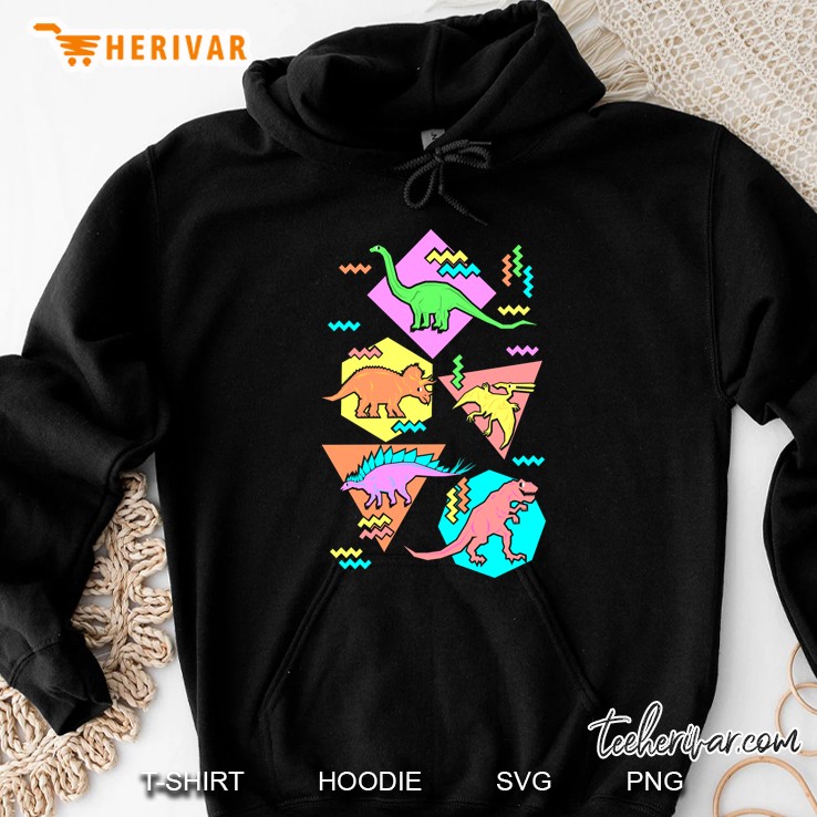nineties dinosaurs pattern classic Hoodie