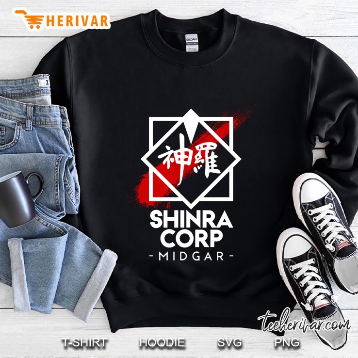 shinra corp - midgar slim fit Sweatshirt