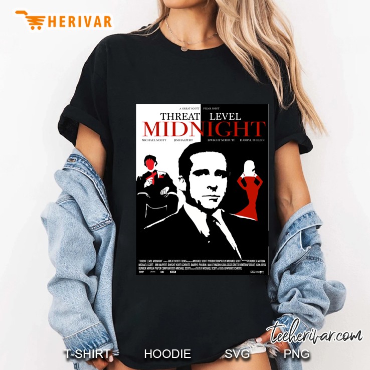 the office threat level midnight movie poster classic Ladies Tee