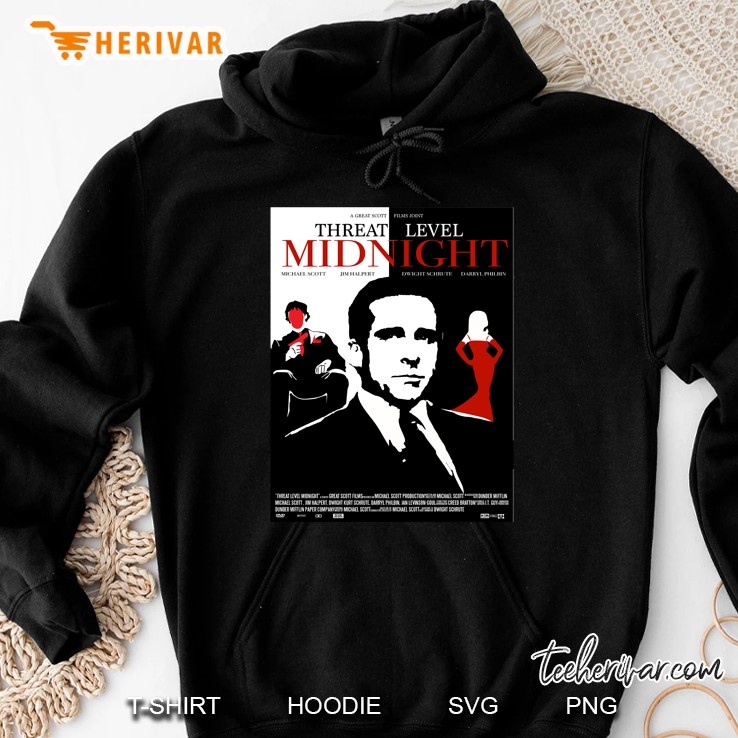 the office threat level midnight movie poster classic Hoodie