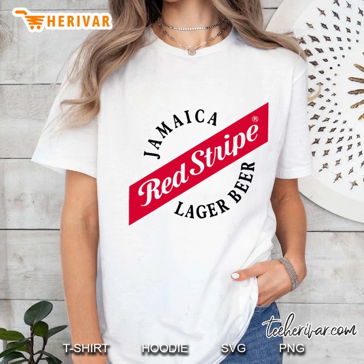 jamaica red stripe lager beer Ladies Tee