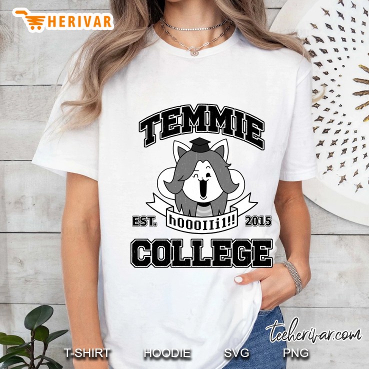 temmie college Hoodie